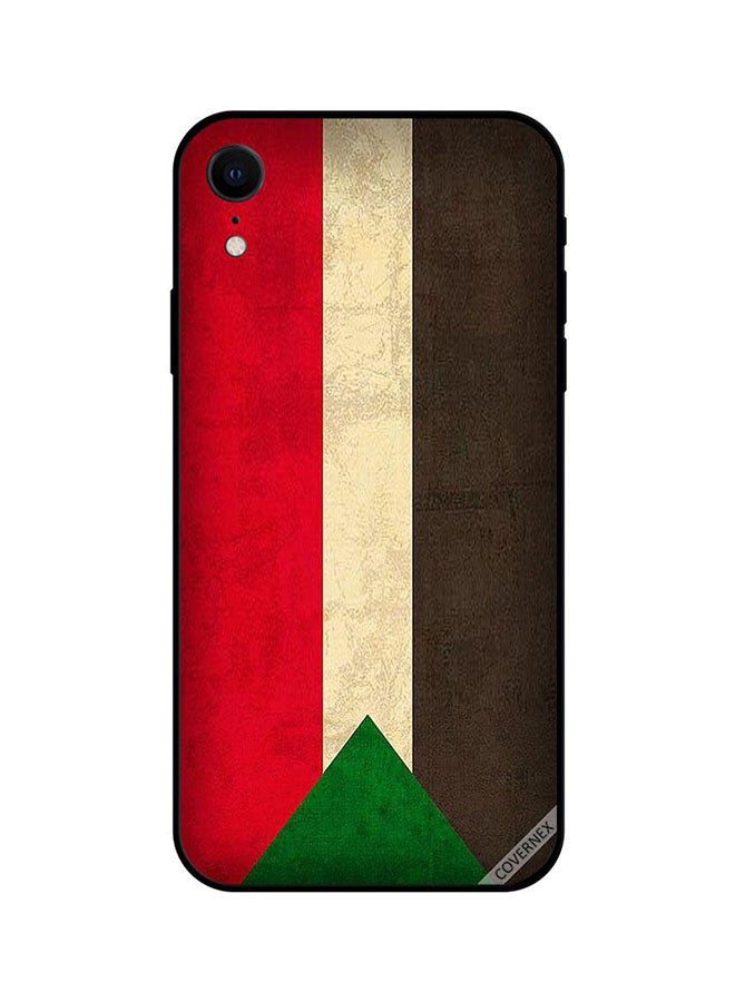 Covernex Protective Case Cover For Apple iPhone XR Sudan Flag Vintage
