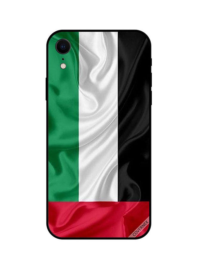 Protective Case Cover For Apple iPhone XR Uae Flag Cloth - v1586841172/N36755206A_1