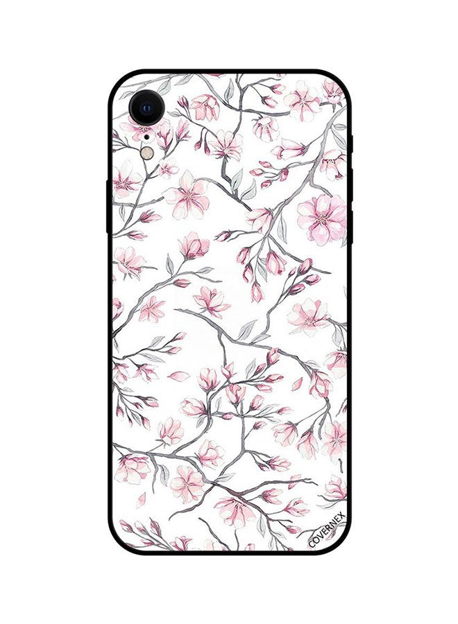Covernex Apple iPhone XR Protective Case Cover Printed Featuring Bunches of Small Pink Flowers DESIGN_0327 - Image 1