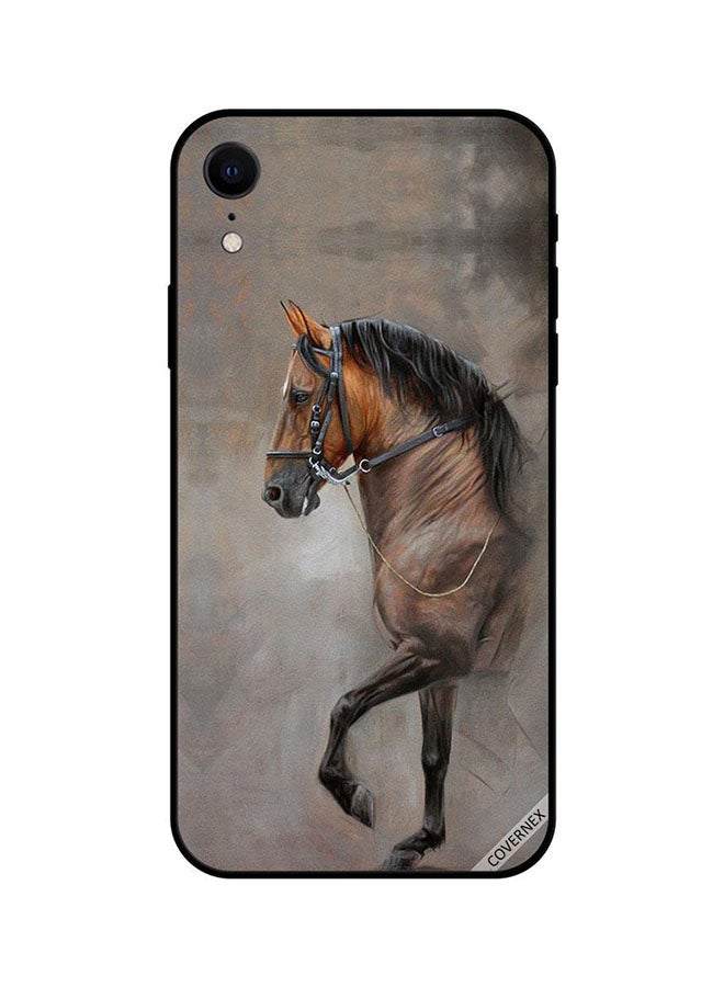 Covernex Protective Case Cover For Apple iPhone XR Vintage Picture Of Horse