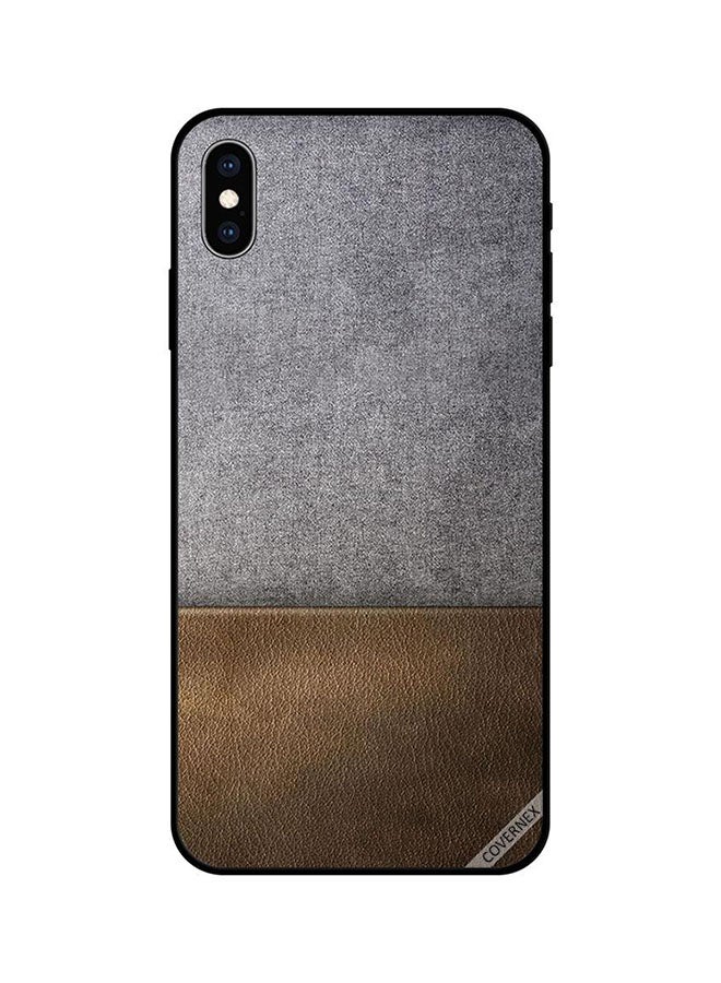 Covernex Protective Case Cover For Apple iPhone XS Max Grey/Brown