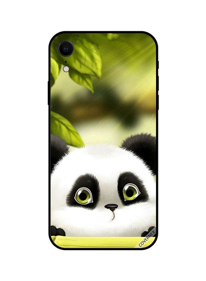Covernex Apple iPhone XR Protective Case Cover Printed Featuring Cute Little Panda DESIGN_0030 - Image 1