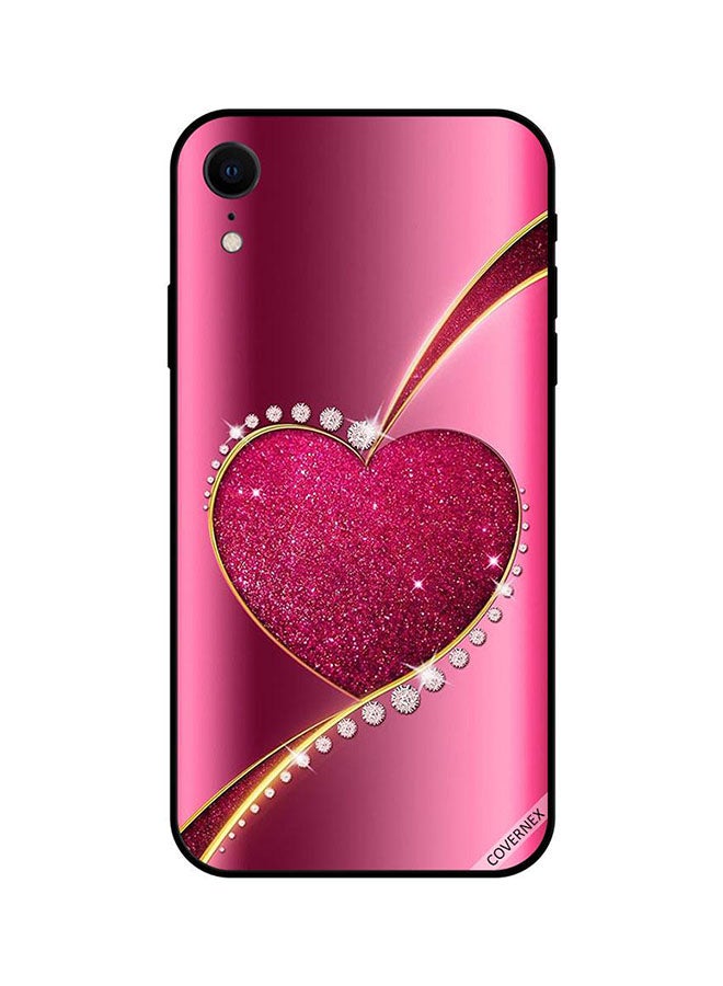 كوفرنيكس غطاء حماية واقٍ لهاتف أبل آيفون XR زهري/ذهبي/شفاف