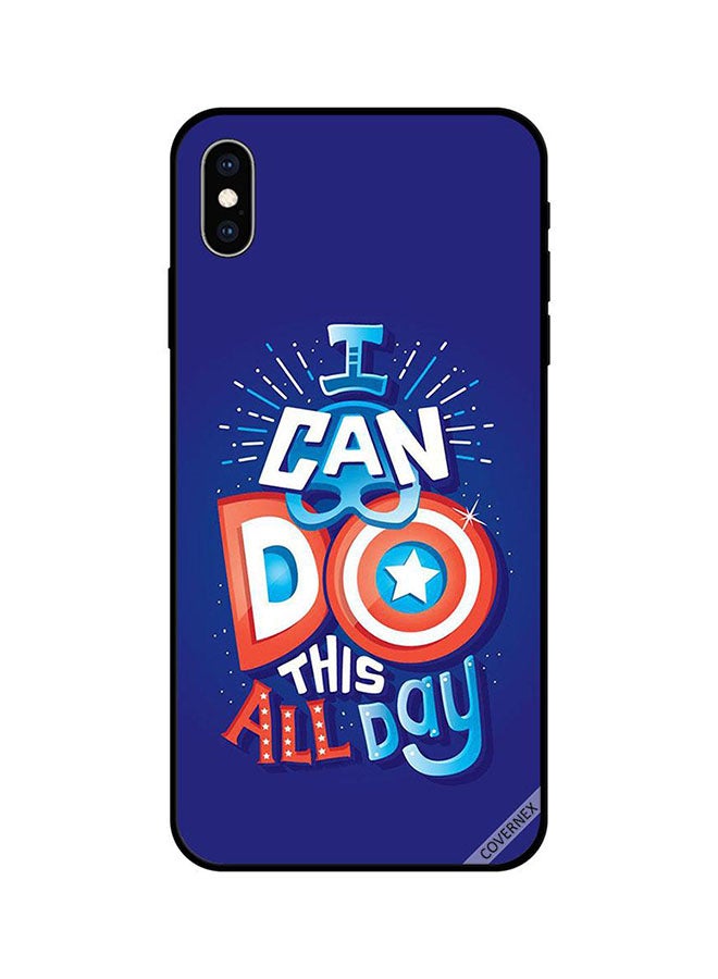 كوفرنيكس غطاء حماية واق لهاتف أبل آيفون XS ماكس أزرق/أبيض/أحمر