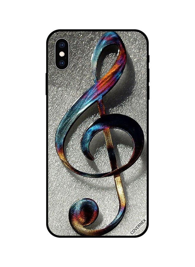 Covernex Apple iPhone XS MAX Protective Case Cover Printed Featuring Colorful & Music DESIGN_0729 - Image 1