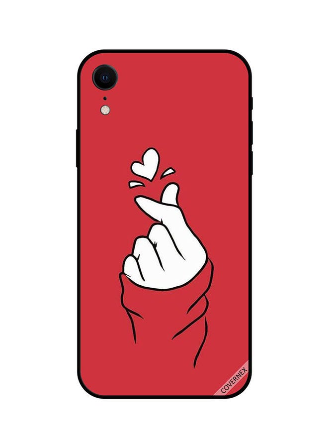 Covernex Apple iPhone XR Protective Case Cover Printed Featuring Snap Love Red DESIGN_0717 - Image 1