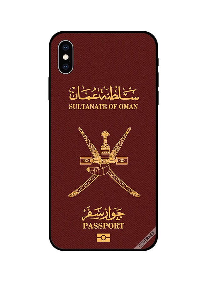 Covernex - Protective Case Cover For Apple iPhone XS Max Oman Passport - Image 1