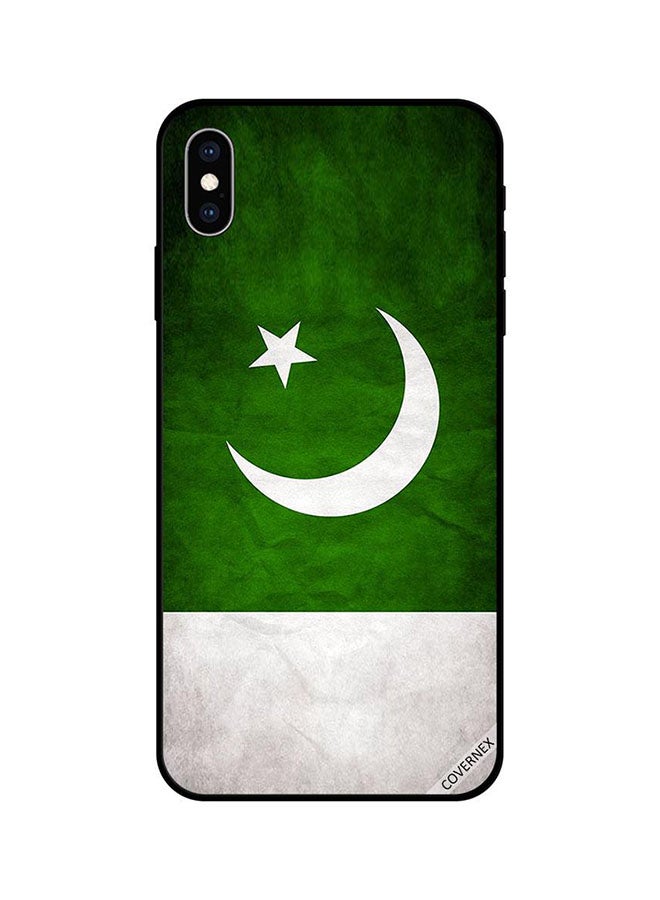 كوفرنيكس غطاء حماية واق لهاتف أبل آيفون XS ماكس طبعة علم باكستان بنمط كلاسيكي - Image 1