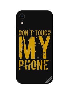 Protective Case Cover For Apple iPhone XR Black/Yellow