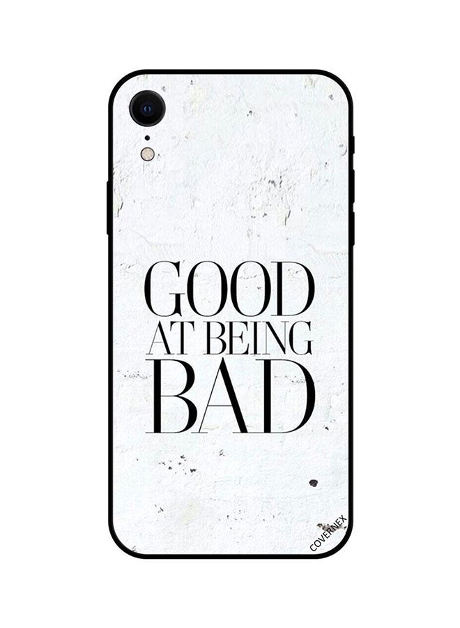 كوفرنيكس غطاء حماية واقٍ لهاتف أبل آيفون XR أبيض/ أسود