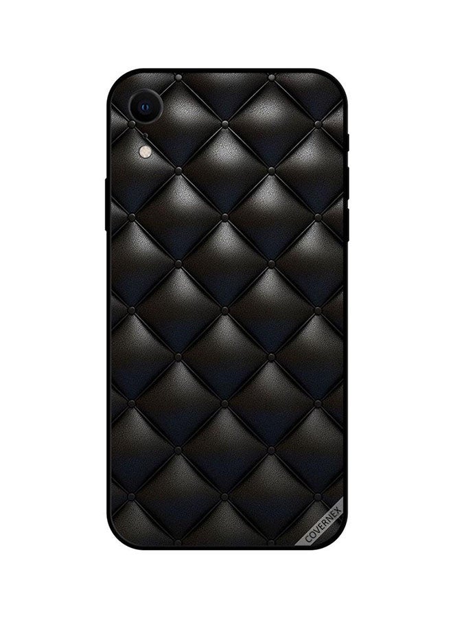 Covernex Apple iPhone XR Protective Case Cover Printed Featuring Classic Black Design Pattern DESIGN_1038 - Image 1