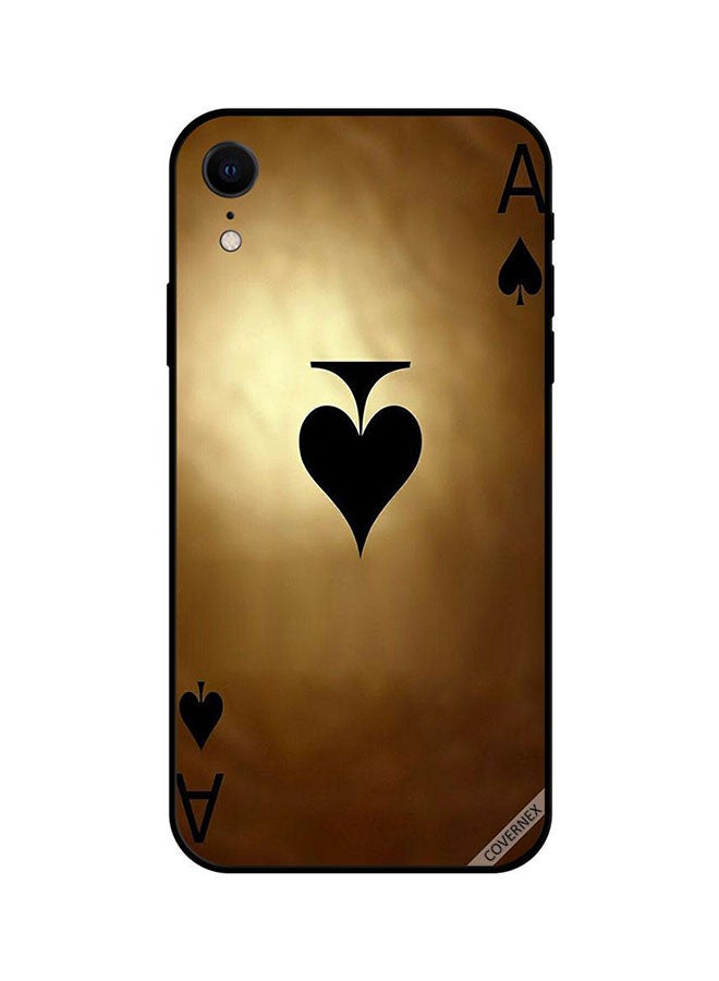 كوفرنيكس غطاء حماية واقٍ لهاتف أبل آيفون XR بني/ذهبي/أسود - Image 1