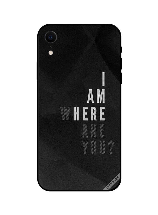 Covernex Protective Case Cover For Apple iPhone XR Black/White