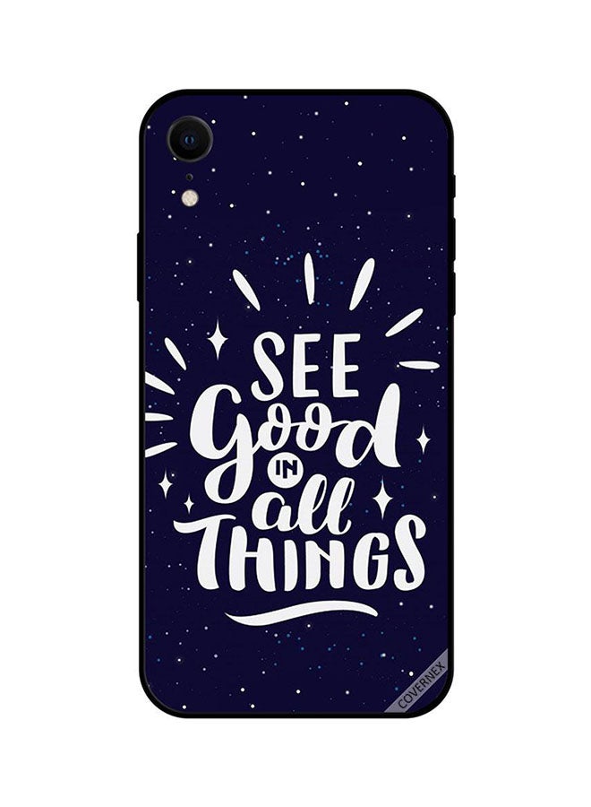 كوفرنيكس غطاء حماية واقٍ لهاتف أبل آيفون XR أزرق / أبيض - Image 1