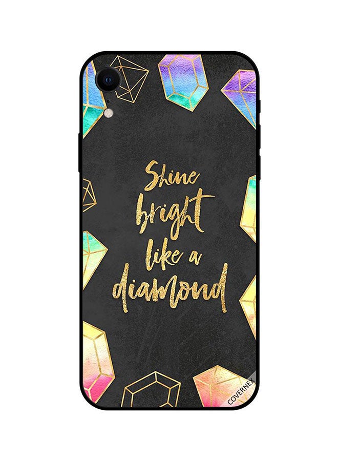 Covernex Apple iPhone XR Protective Case Cover Printed Featuring Shine bright like a diamond DESIGN_1400 - Image 1