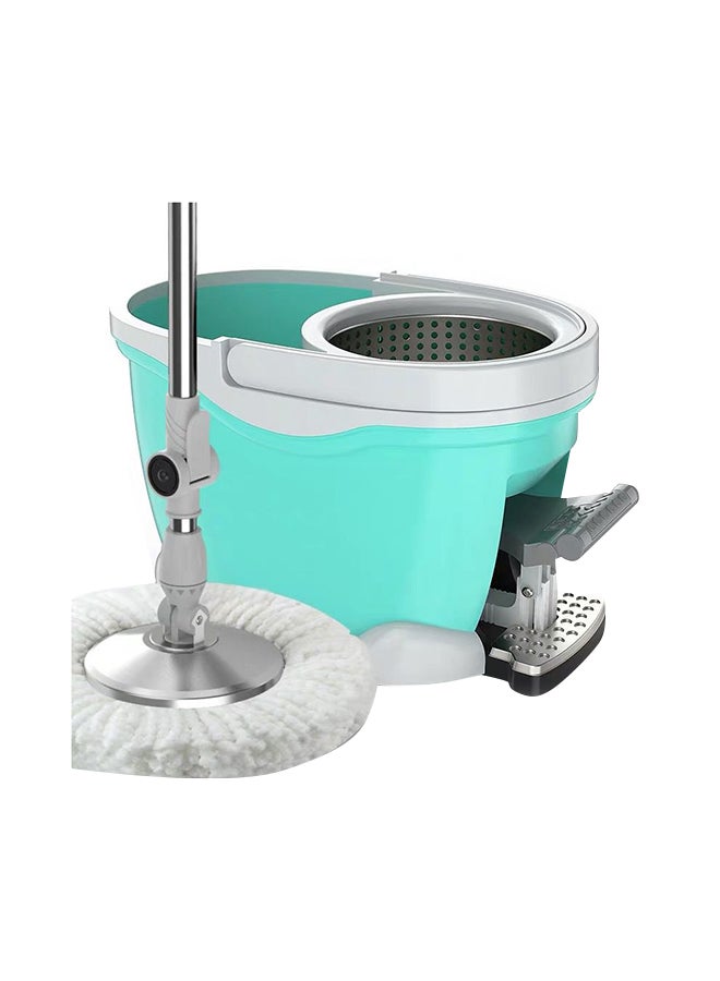 ALMUFARREJ - 3- Piece 360 Degree Rotating Magic Spin Mop And Bucket Set Multicolour 18 x47x28cm - Image 1