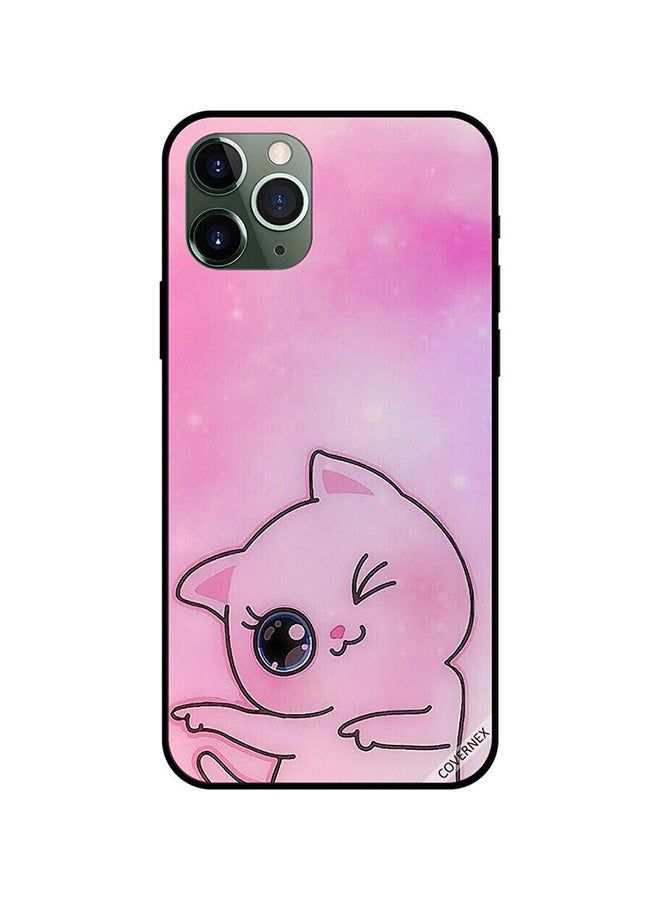 Covernex Apple iPhone 11 Pro Protective Case Cover Printed Featuring Go This Way Kitten DESIGN_0042 - Image 1