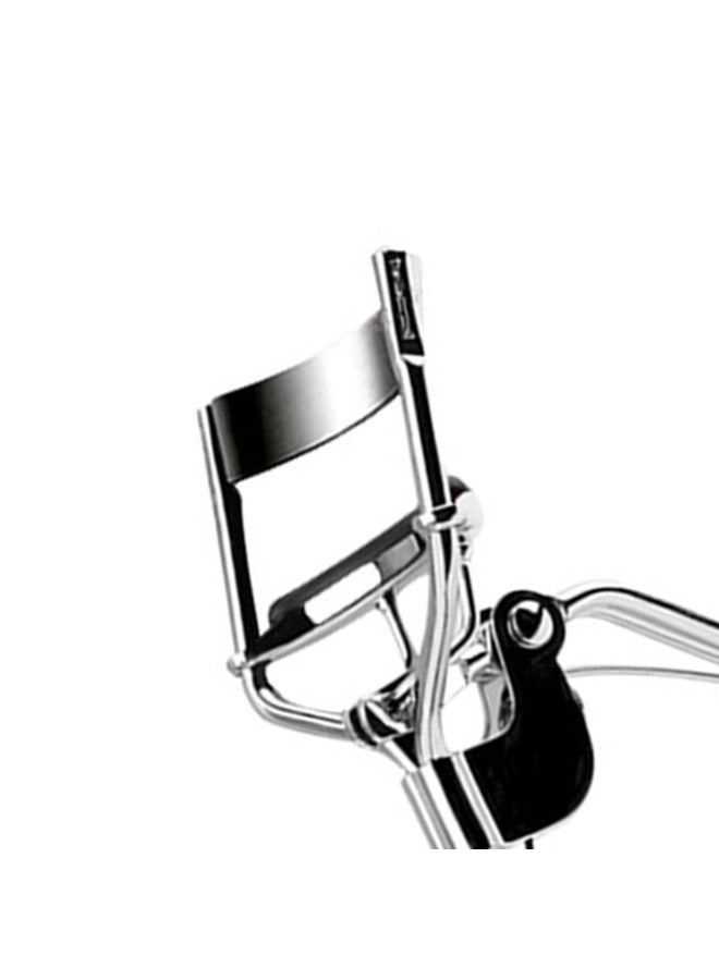 أداة تجعيد رموش من الستانلس ستيل بزاوية واسعة أسود/ فضي - Image 3