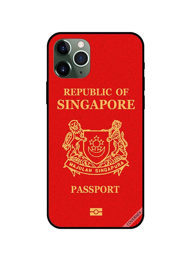 Covernex Protective Case Cover For Apple iPhone 11 Pro Red/Brown
