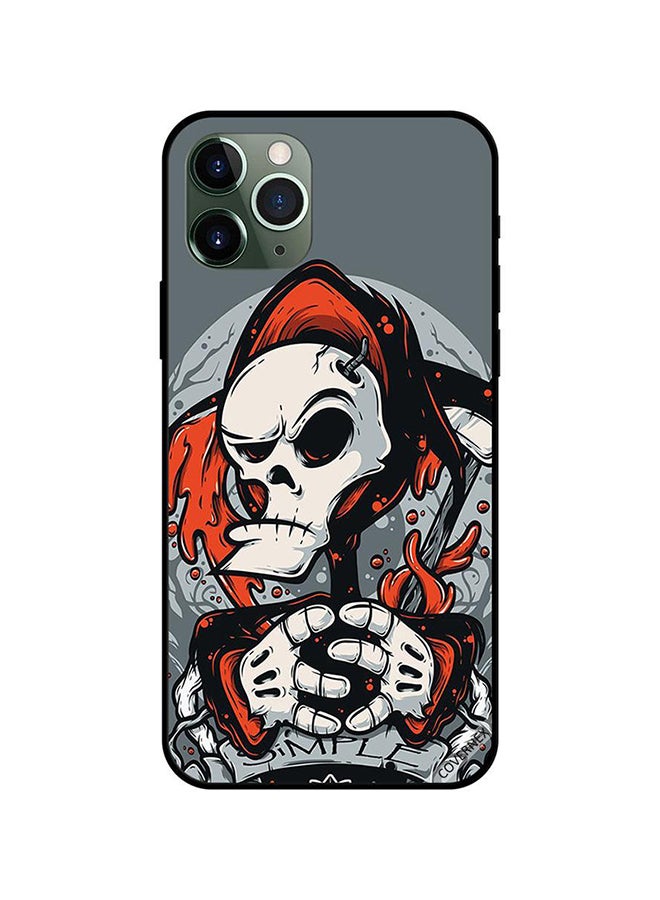 Covernex Apple iPhone 11 Pro Protective Case Cover Printed Featuring Skull Man Is Serious DESIGN_0130 - Image 1