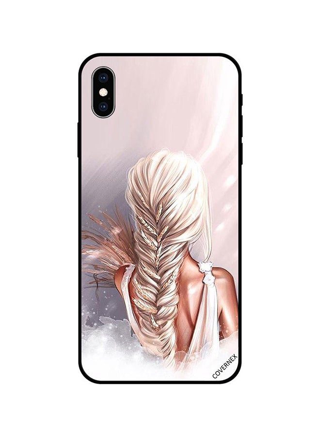 كوفرنيكس غطاء حماية لهاتف آيفون Xs ماكس وردي/ أبيض/ بيج - Image 1