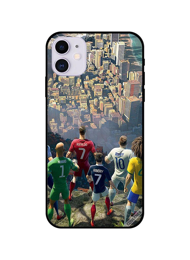 Covernex Apple iPhone 11 Protective Case Cover Printed Featuring Ronaldo And His Team Ready DESIGN_1591 - Image 1