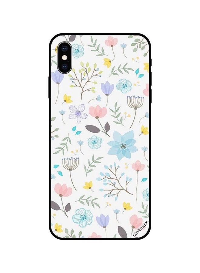 Covernex Apple iPhone XS MAX Protective Case Cover Printed Featuring Different Flowers Pattern DESIGN_0351 - Image 1