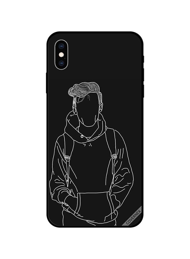 كوفرنيكس غطاء حماية لهاتف آيفون Xs ماكس أسود/ أبيض