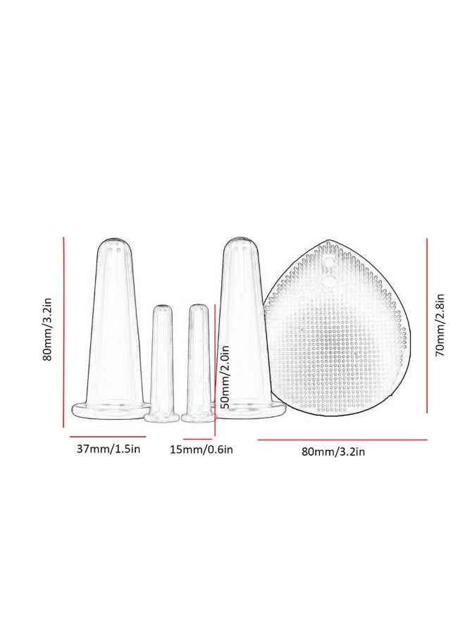 طقم حجامة من جل السيليكون للوجه - Image 3