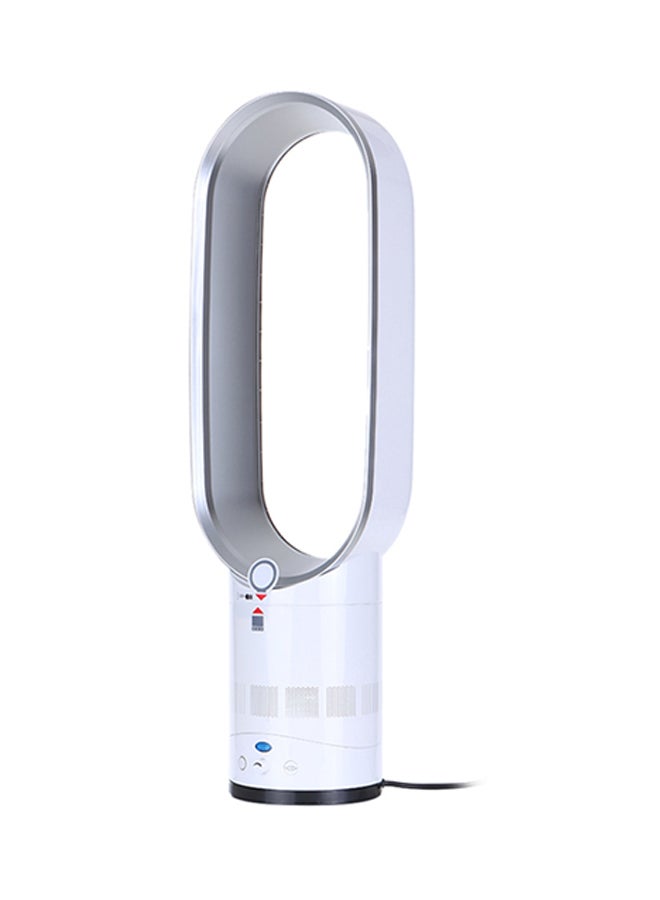 Generic - Bladeless Fan Remote Control Low Portable Airflow Cooling Cool Fan H21928 Silver - Image 1