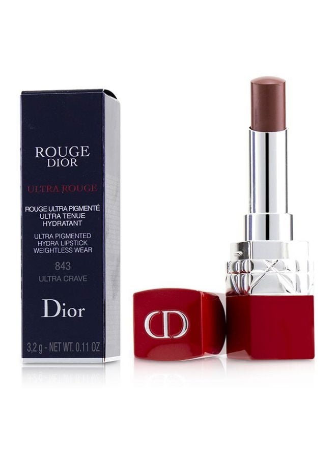ديور أحمر شفاه مرطب وفائق التصبغ ألترا روج لون ألترا كريف 843 - Image 2