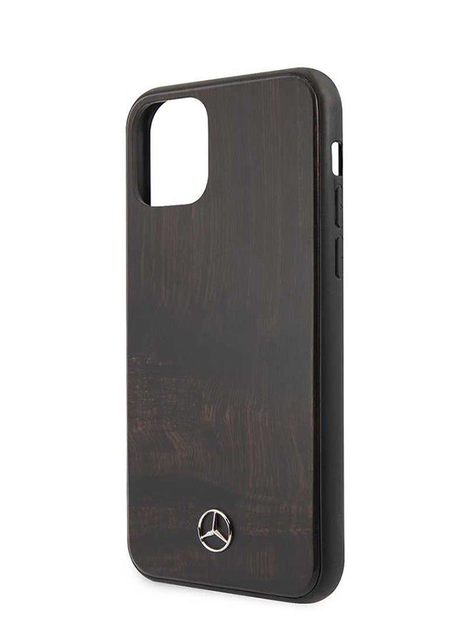 Mercedes Protective Case Cover For iPhone 11 Pro Max Dark Brown - Image 1
