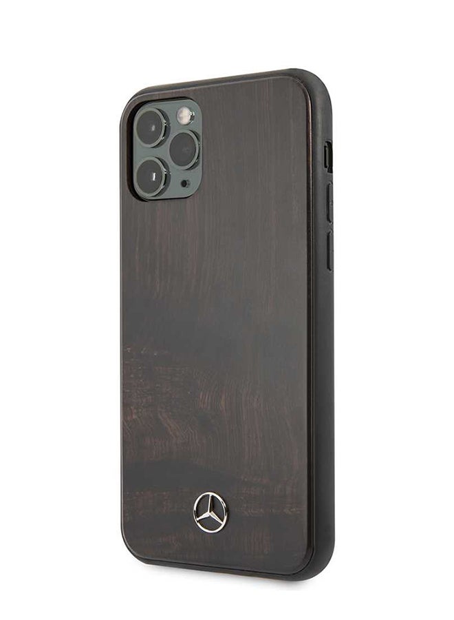 Mercedes Protective Case Cover For iPhone 11 Pro Max Dark Brown - Image 2