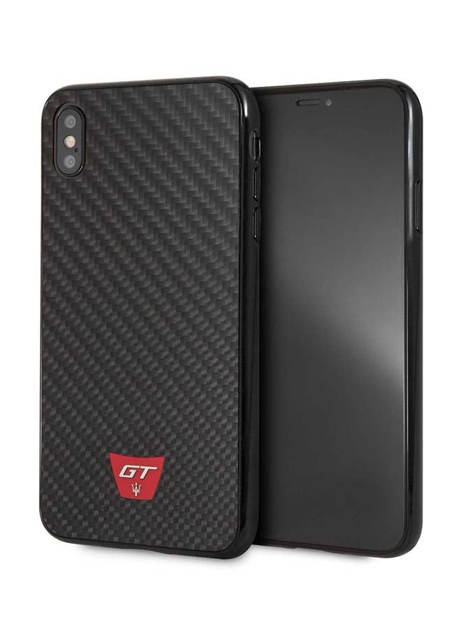 مازيراتي غطاء حماية واقٍ لهاتف أبل آيفون XS ماكس أسود - Image 1