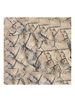 Qiangtie 3D Marbling Printed Wallpaper Grey/Brown 53x1000cm
