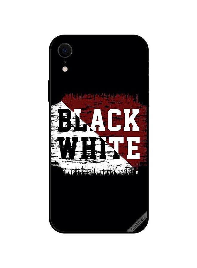 Covernex Protective Case Cover For Apple iPhone XR Black & White