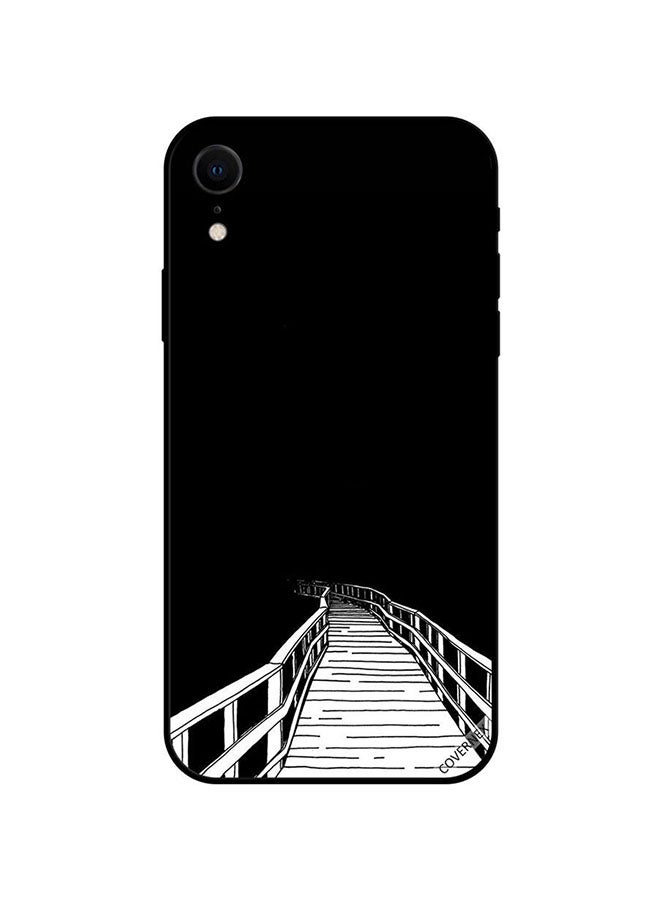 كوفرنيكس غطاء حماية واقٍ لهاتف أبل آيفون XR بطبعة طريق الظلام