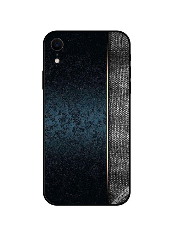 Covernex Protective Case Cover For Apple iPhone XR Dark Green Leather Pattern