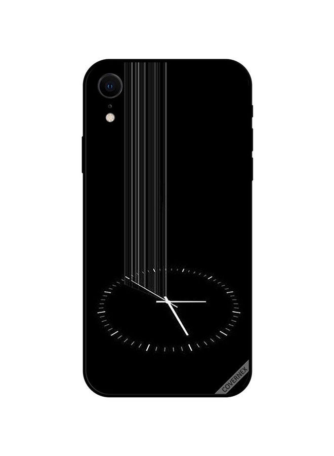 كوفرنيكس غطاء حماية واقٍ لهاتف أبل آيفون XR بطبعة تصميم لأشعة متعامدة على عقارب ساعة - Image 1