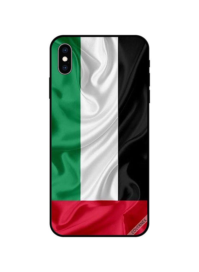 كوفرنيكس غطاء حماية واقٍ لهاتف أبل آيفون XS علم قماشي للإمارات العربية المتحدة