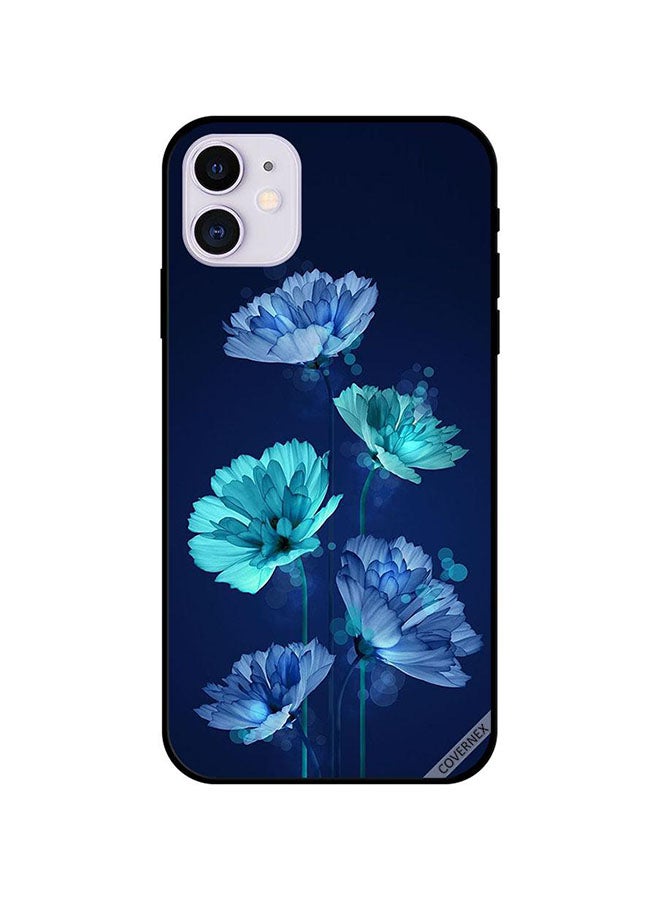 Covernex Apple iPhone 11 Protective Case Cover Printed Featuring Shades of Blue DESIGN_0288 - Image 1