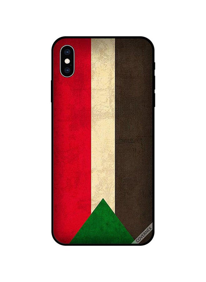 Covernex Protective Case Cover For Apple iPhone XS Sudan Flag Vintage