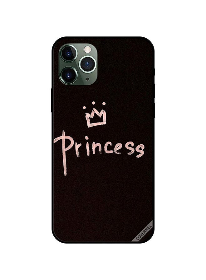 Covernex Apple iPhone 11 Pro Max Protective Case Cover Printed Featuring Princess Written On Peach Color DESIGN_1374 - Image 1