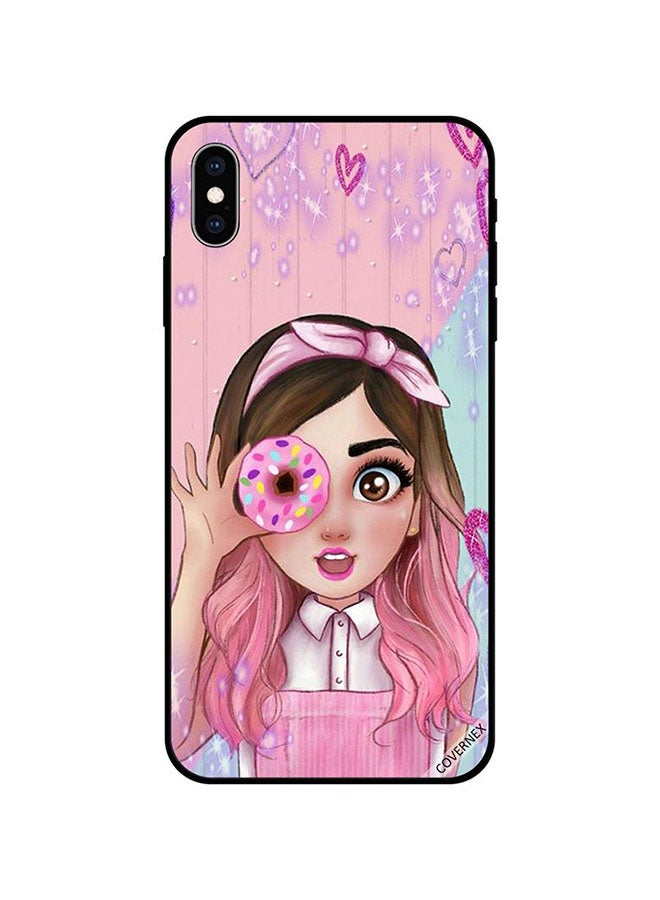 Covernex 17296 Cute Little Girl Holding Donut