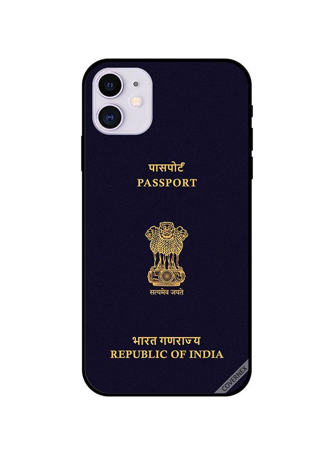 Covernex Apple iPhone 11 Protective Case Cover Printed Featuring India Passport DESIGN_0802 - Image 1