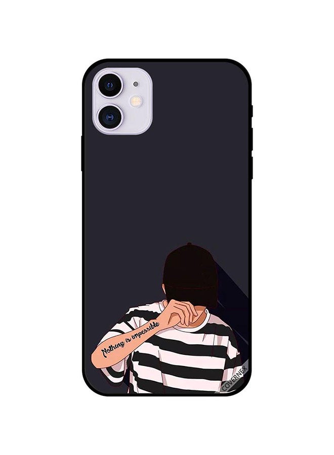 كوفرنيكس غطاء حماية واق لهاتف أبل آيفون 11 أسود/ أبيض/ بني