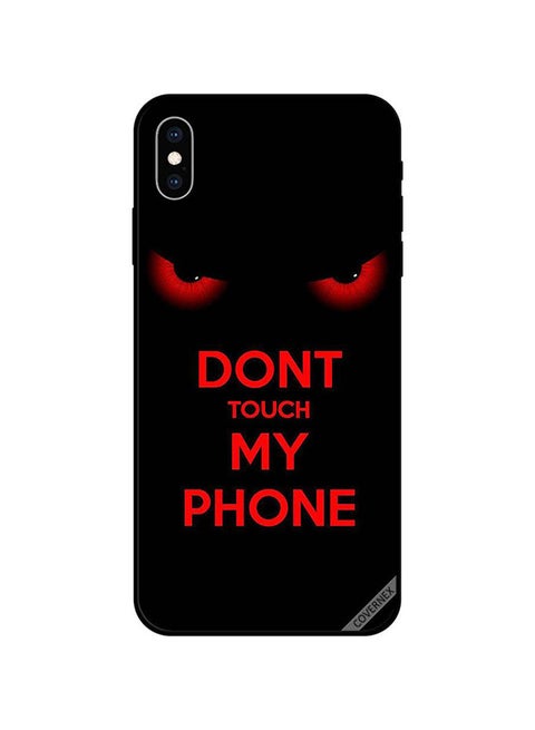 Protective Case Cover For iPhone XS Black/Red
