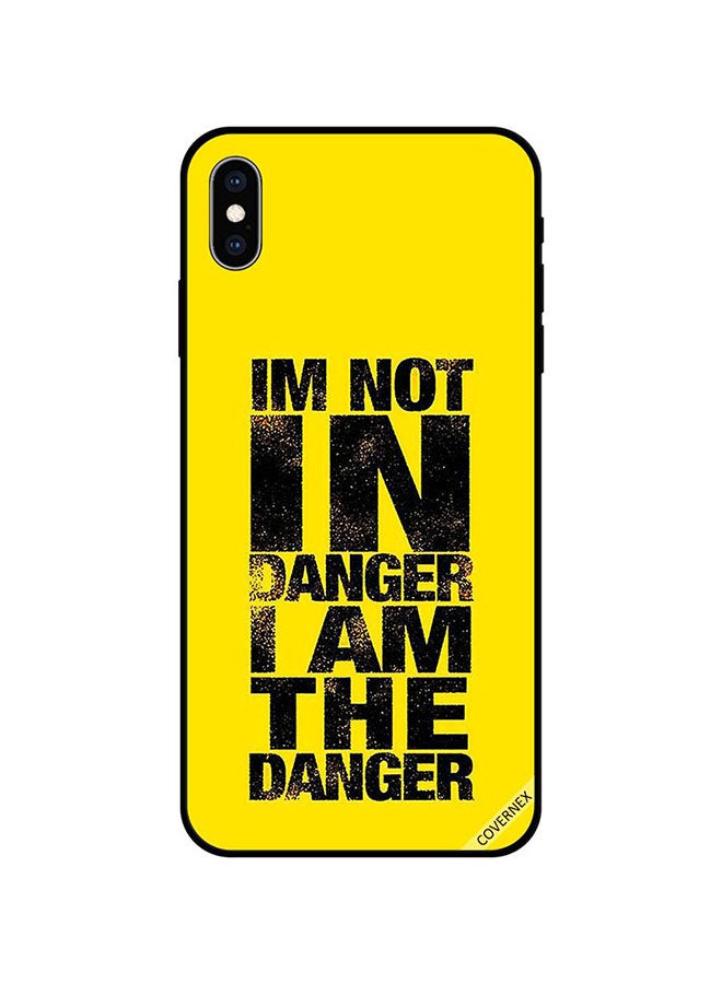 كوفرنيكس غطاء حماية واقٍ لهاتف آيفون XS أصفر/أسود - Image 1