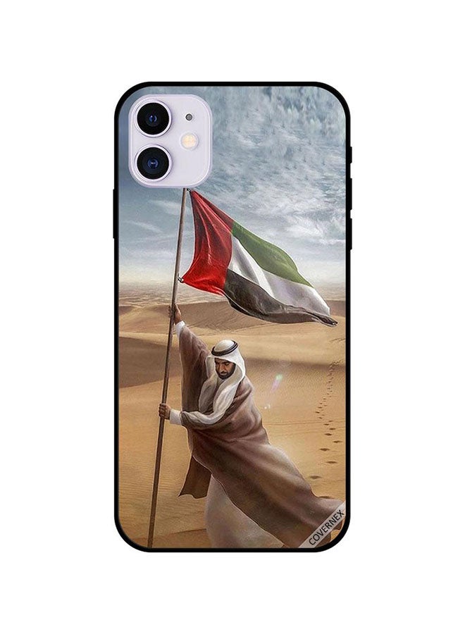 Covernex Apple iPhone 11 Protective Case Cover Printed Featuring Zaye Planting UAE Flag DESIGN_0867 - Image 1