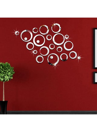 3D Mirror Pattern Wall Sticker Silver - v1586863331/N13254592A_4